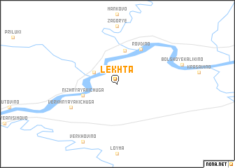 map of Lekhta