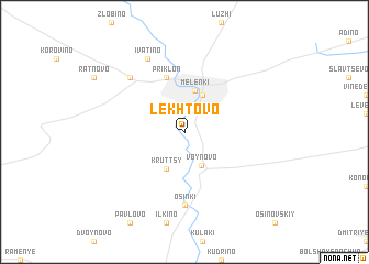 map of Lekhtovo