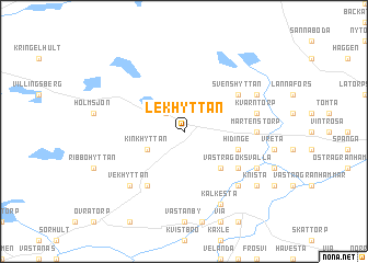 map of Lekhyttan