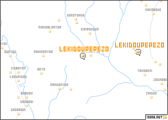 map of Lekidou Pépézo