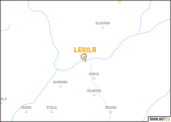 map of Lékila