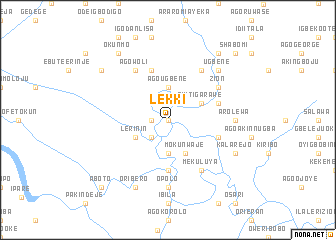 map of Lekki