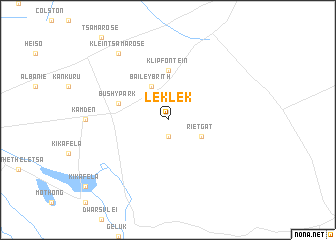 map of Lek-Lek