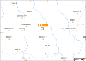 map of Lekʼma