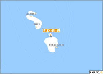 map of Lékoual