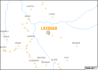 map of Lékouga