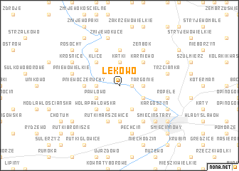 map of Lekowo