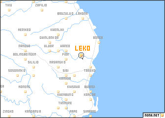 map of Leko