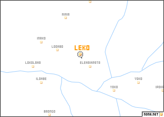 map of Leko