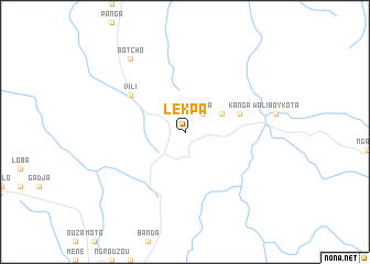 map of Lekpa