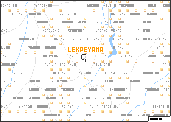 map of Lekpeyama