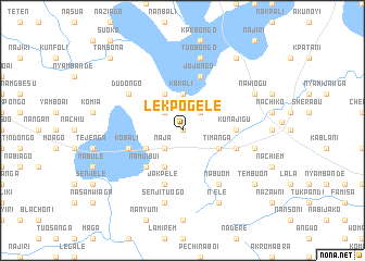 map of Lekpogele