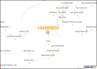map of Lekrerech