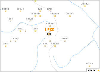 map of Lekr