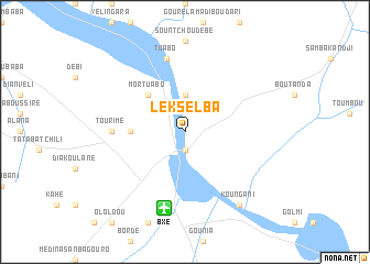 map of Lékselba