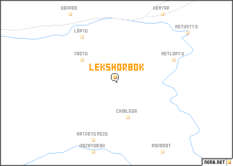 map of Lekshorbok