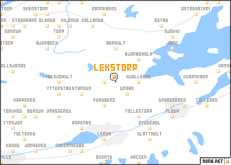 map of Lekstorp