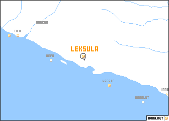 map of Leksula