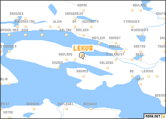 map of Lekva