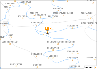 map of Lek