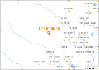 map of Lēladaung