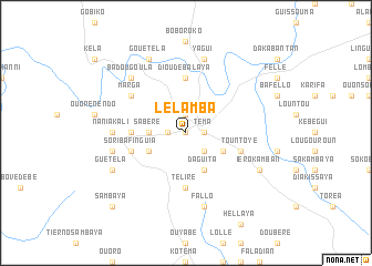 map of Lé Lamba