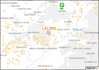 map of Leland