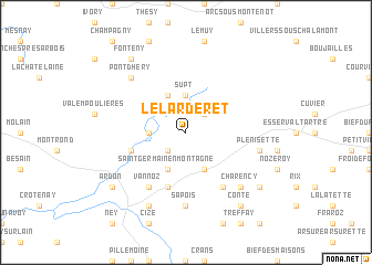 map of Le Larderet