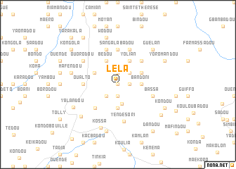 map of Léla