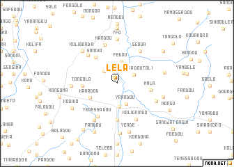 map of Lèla