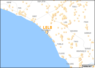 map of Léla