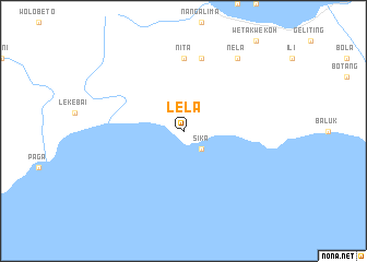 map of Lela