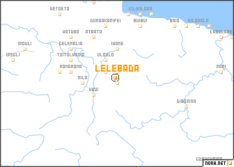 map of Lelebada