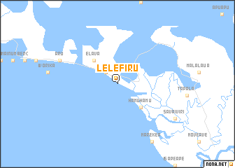 map of Lelefiru
