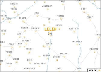 map of Leleh