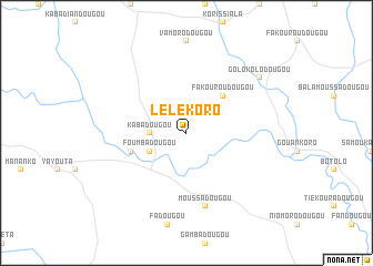 map of Lélékoro