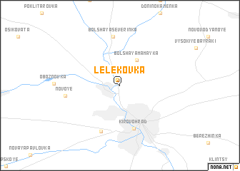 map of Lelekovka