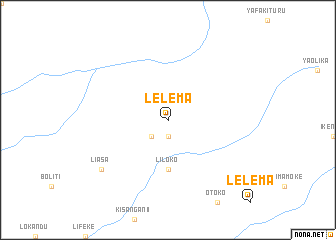 map of Lelema