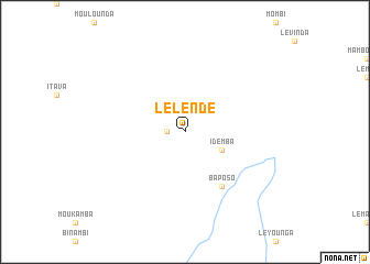 map of Lelendé