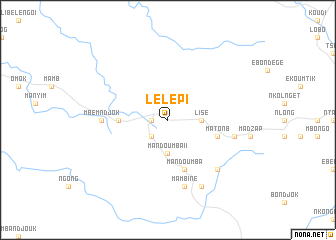 map of Lélep I