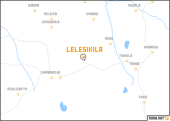 map of Lele-Sikila