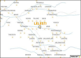 map of Leleşti