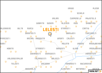 map of Leleşti