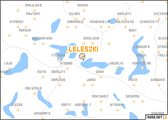 map of Leleszki