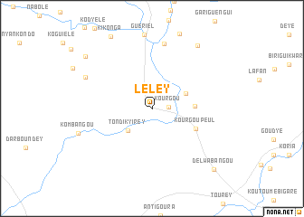 map of Léley