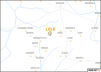 map of Lélé