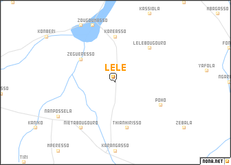 map of Lélé