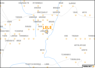 map of Lélé