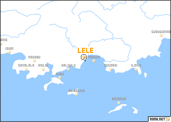 map of Lele