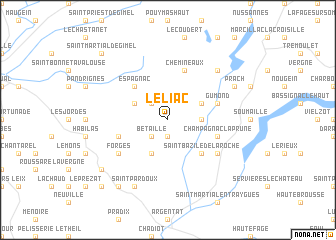 map of Le Liac